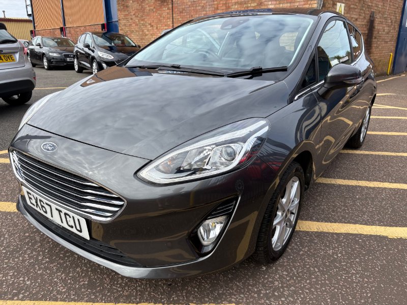 Grey Ford Fiesta 1.1 Ti-VCT Zetec Hatchback 3dr Petrol Manual Euro 6 s/s 85 ps