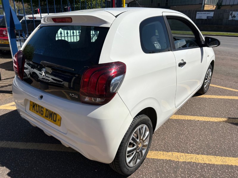 White 2016 Peugeot 108 1.0 Access Hatchback 3dr - 20 Road Tax in Cromwell Cars