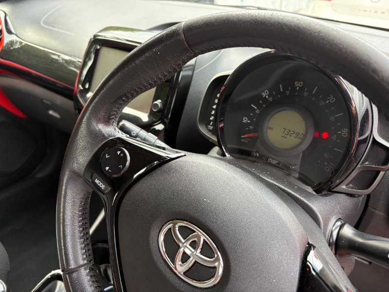 Orange Toyota Aygo 1.0 VVT-i x-cite Hatchback 5 Door - 20 Road Tax