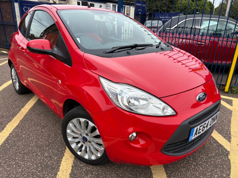 2014 Ford Ka 1.2 Zetec Hatchback 3dr Petrol Manual Euro 5 s/s 69 ps