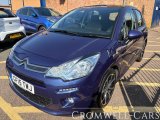 Blue 2015 Citroen C3 1.2 PureTech Selection 5 Door - New Cambelt - 20 Road Tax in St. Neots