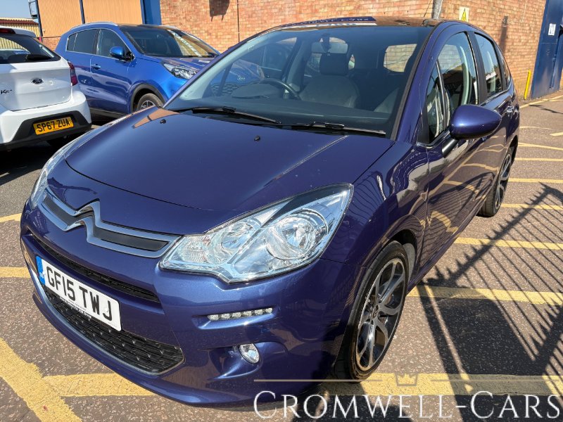 Blue 2015 Citroen C3 1.2 PureTech Selection 5 Door - New Cambelt - 20 Road Tax in St. Neots