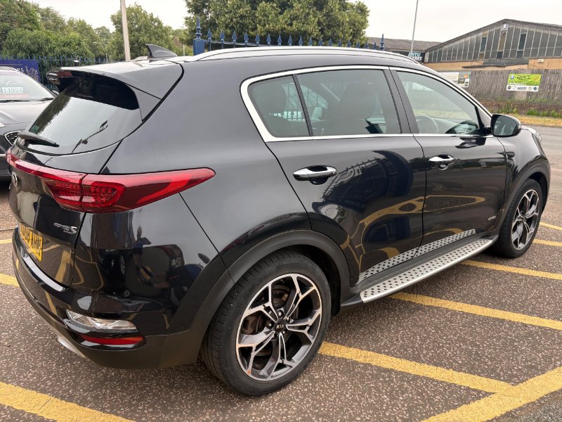 Black Kia Sportage 2.0 CRDi EcoDynamics GT-Line S SUV 5dr Diesel Auto AWD Euro 6 s/s 182 bhp