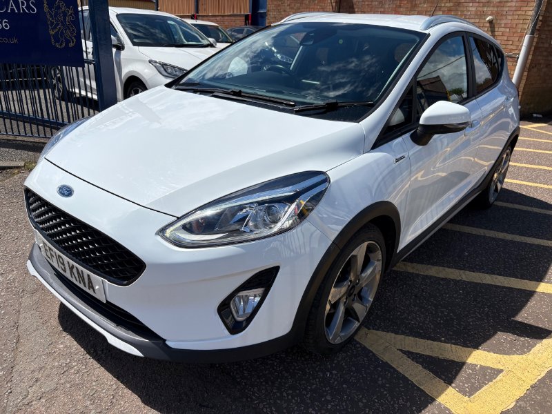 White Ford Fiesta 1.0T EcoBoost GPF Active X Hatchback 5dr Petrol Manual Euro 6 s/s 140 ps