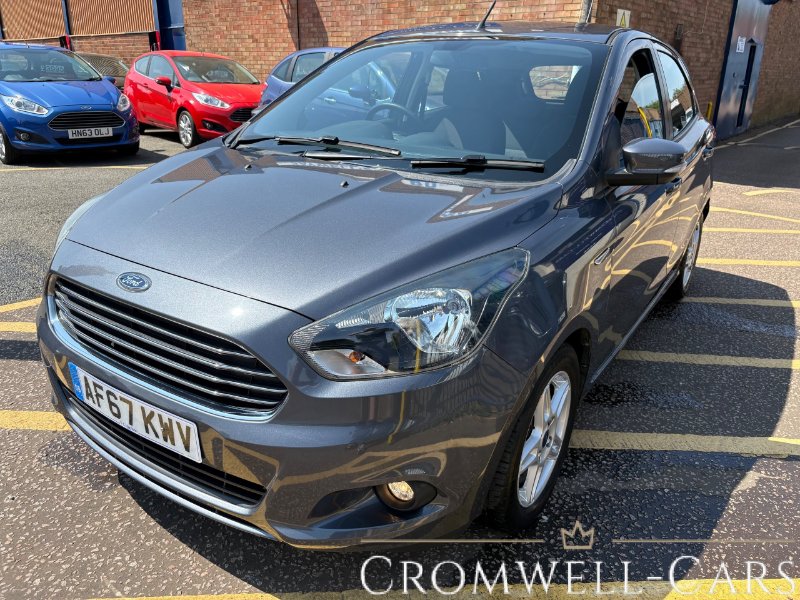 Grey 2017 Ford Ka 1.2 Ti-VCT Zetec Hatchback 5dr Petrol Manual Euro 6 85 ps in St. Neots