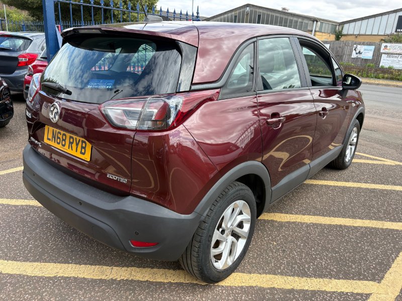 Red Vauxhall Crossland X 68 plate 1.2 Turbo ecoTEC SE Nav SUV 5 Door 110 ps