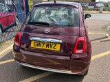 Red Fiat 500 1.2 Lounge Hatchback 3dr Petrol Manual Euro 6 s/s 69 bhp