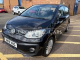 Black 2018 Volkswagen UP 1.0 Move up! Hatchback 5 Door / One Owner in St. Neots