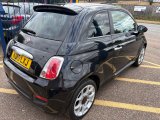 Black Fiat 500 1.2 S Hatchback 3dr Petrol Manual Euro 6 s/s 69 bhp