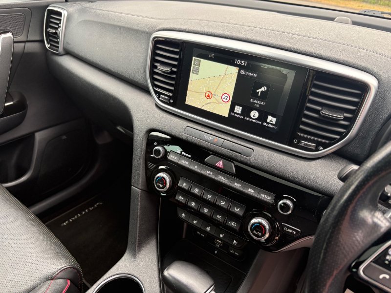 Black 2019 Kia Sportage 2.0 CRDi EcoDynamics GT-Line S SUV 5dr Diesel Auto AWD Euro 6 s/s 182 bhp in St. Neots